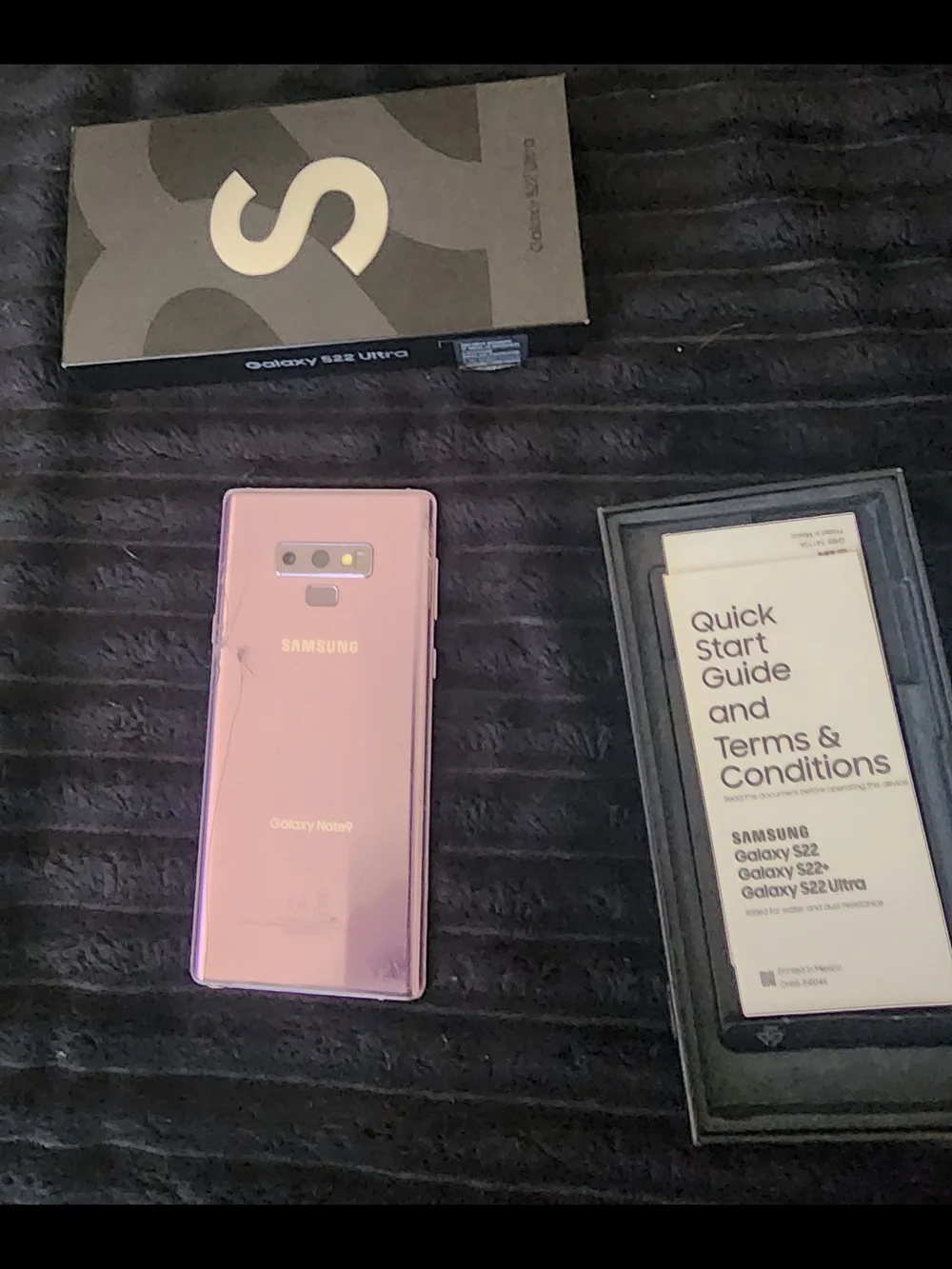 Samsung Galaxy Note9 Pink Lavender Back Panel